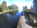 Archiv Foto Webcam Hafendorf Müritz: Kanal vom Claassee zur Müritz 07:00
