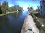 Archiv Foto Webcam Hafendorf Müritz: Kanal vom Claassee zur Müritz 09:00