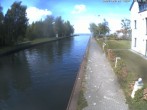 Archiv Foto Webcam Hafendorf Müritz: Kanal vom Claassee zur Müritz 13:00