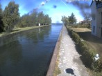 Archiv Foto Webcam Hafendorf Müritz: Kanal vom Claassee zur Müritz 09:00