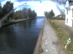 Archiv Foto Webcam Hafendorf Müritz: Kanal vom Claassee zur Müritz 13:00