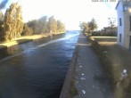 Archiv Foto Webcam Hafendorf Müritz: Kanal vom Claassee zur Müritz 05:00