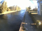 Archiv Foto Webcam Hafendorf Müritz: Kanal vom Claassee zur Müritz 06:00