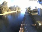 Archiv Foto Webcam Hafendorf Müritz: Kanal vom Claassee zur Müritz 06:00