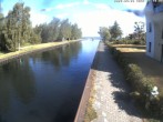Archiv Foto Webcam Hafendorf Müritz: Kanal vom Claassee zur Müritz 07:00