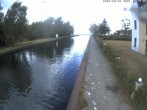 Archiv Foto Webcam Hafendorf Müritz: Kanal vom Claassee zur Müritz 09:00