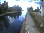Archiv Foto Webcam Hafendorf Müritz: Kanal vom Claassee zur Müritz 11:00