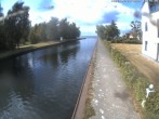 Archiv Foto Webcam Hafendorf Müritz: Kanal vom Claassee zur Müritz 15:00