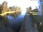 Archiv Foto Webcam Hafendorf Müritz: Kanal vom Claassee zur Müritz 05:00