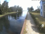 Archiv Foto Webcam Hafendorf Müritz: Kanal vom Claassee zur Müritz 07:00