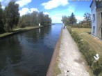Archiv Foto Webcam Hafendorf Müritz: Kanal vom Claassee zur Müritz 11:00