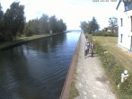 Archiv Foto Webcam Hafendorf Müritz: Kanal vom Claassee zur Müritz 13:00