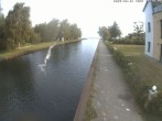 Archiv Foto Webcam Hafendorf Müritz: Kanal vom Claassee zur Müritz 05:00