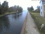 Archiv Foto Webcam Hafendorf Müritz: Kanal vom Claassee zur Müritz 06:00