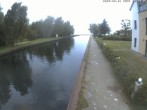 Archiv Foto Webcam Hafendorf Müritz: Kanal vom Claassee zur Müritz 07:00