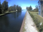 Archiv Foto Webcam Hafendorf Müritz: Kanal vom Claassee zur Müritz 11:00