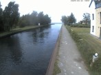Archiv Foto Webcam Hafendorf Müritz: Kanal vom Claassee zur Müritz 13:00