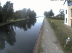 Archiv Foto Webcam Hafendorf Müritz: Kanal vom Claassee zur Müritz 15:00