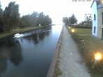 Archiv Foto Webcam Hafendorf Müritz: Kanal vom Claassee zur Müritz 03:00