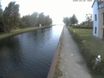Archiv Foto Webcam Hafendorf Müritz: Kanal vom Claassee zur Müritz 06:00