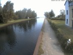 Archiv Foto Webcam Hafendorf Müritz: Kanal vom Claassee zur Müritz 07:00
