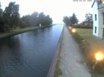 Archiv Foto Webcam Hafendorf Müritz: Kanal vom Claassee zur Müritz 03:00
