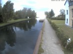 Archiv Foto Webcam Hafendorf Müritz: Kanal vom Claassee zur Müritz 17:00