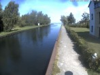 Archiv Foto Webcam Hafendorf Müritz: Kanal vom Claassee zur Müritz 09:00