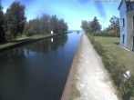 Archiv Foto Webcam Hafendorf Müritz: Kanal vom Claassee zur Müritz 11:00