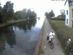 Archiv Foto Webcam Hafendorf Müritz: Kanal vom Claassee zur Müritz 15:00