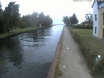 Archiv Foto Webcam Hafendorf Müritz: Kanal vom Claassee zur Müritz 17:00