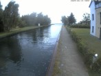 Archiv Foto Webcam Hafendorf Müritz: Kanal vom Claassee zur Müritz 19:00