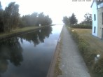 Archiv Foto Webcam Hafendorf Müritz: Kanal vom Claassee zur Müritz 03:00