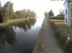 Archiv Foto Webcam Hafendorf Müritz: Kanal vom Claassee zur Müritz 06:00