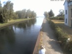 Archiv Foto Webcam Hafendorf Müritz: Kanal vom Claassee zur Müritz 07:00