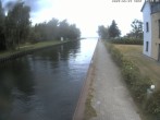 Archiv Foto Webcam Hafendorf Müritz: Kanal vom Claassee zur Müritz 09:00