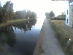 Archiv Foto Webcam Hafendorf Müritz: Kanal vom Claassee zur Müritz 03:00