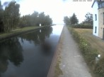 Archiv Foto Webcam Hafendorf Müritz: Kanal vom Claassee zur Müritz 06:00