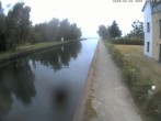 Archiv Foto Webcam Hafendorf Müritz: Kanal vom Claassee zur Müritz 07:00