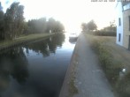 Archiv Foto Webcam Hafendorf Müritz: Kanal vom Claassee zur Müritz 03:00