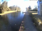 Archiv Foto Webcam Hafendorf Müritz: Kanal vom Claassee zur Müritz 06:00