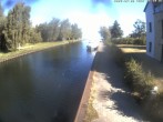Archiv Foto Webcam Hafendorf Müritz: Kanal vom Claassee zur Müritz 07:00