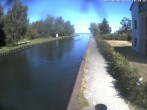 Archiv Foto Webcam Hafendorf Müritz: Kanal vom Claassee zur Müritz 09:00