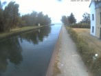 Archiv Foto Webcam Hafendorf Müritz: Kanal vom Claassee zur Müritz 03:00
