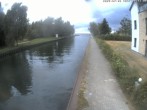 Archiv Foto Webcam Hafendorf Müritz: Kanal vom Claassee zur Müritz 07:00