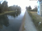 Archiv Foto Webcam Hafendorf Müritz: Kanal vom Claassee zur Müritz 03:00