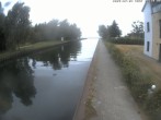 Archiv Foto Webcam Hafendorf Müritz: Kanal vom Claassee zur Müritz 06:00