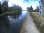 Archiv Foto Webcam Hafendorf Müritz: Kanal vom Claassee zur Müritz 11:00