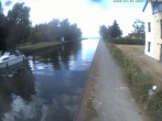 Archiv Foto Webcam Hafendorf Müritz: Kanal vom Claassee zur Müritz 15:00