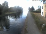 Archiv Foto Webcam Hafendorf Müritz: Kanal vom Claassee zur Müritz 17:00